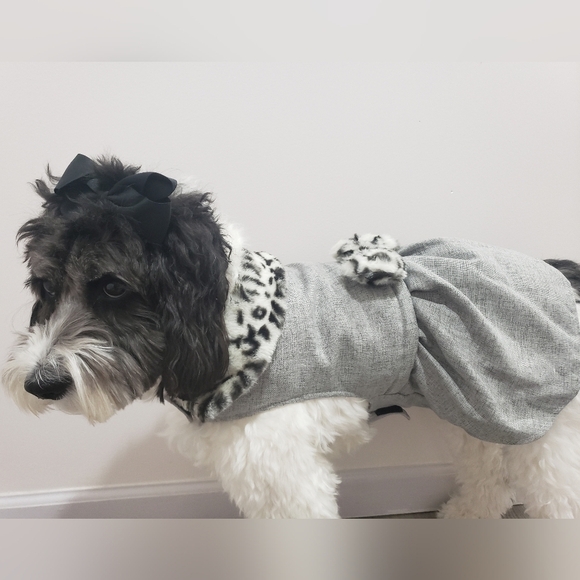 1839- Friends Forever Dog Dress Faux Fur NWT - Picture 11 of 12